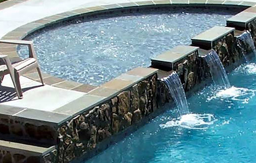 Fiberglass And Vinyl Liner Pool Tanning Ledges Blue Hawaiian Pools Of