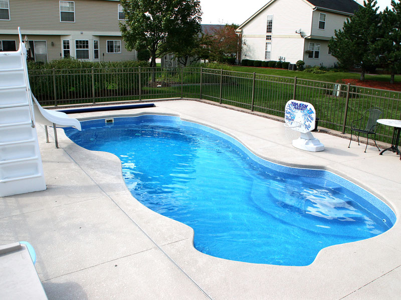 tropical island fiberglass pools