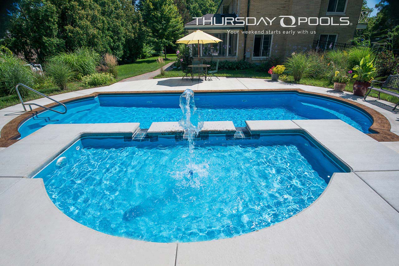 Wet Deck 14x8 ⋆ Blue Hawaiian Pools of Michigan