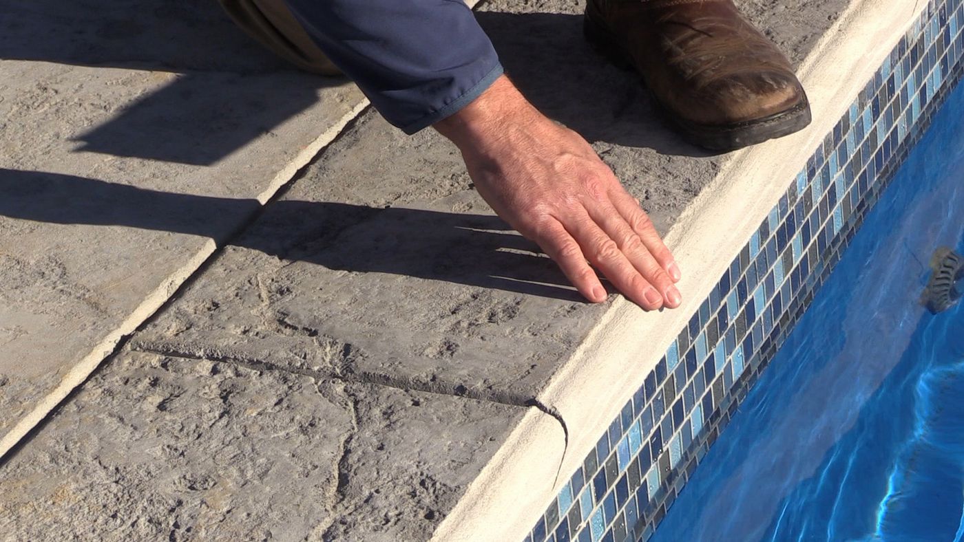 Cantilever Concrete Coping Blue Hawaiian Pools Of Michigan